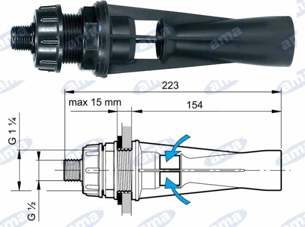 HYDRAULIC AGITATOR